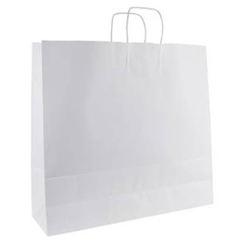 ERNA54 Papírová dárková taška, 54x15x49 cm, bílá ERNA54 Papírová dárková taška, 54x15x49 cm, bílá